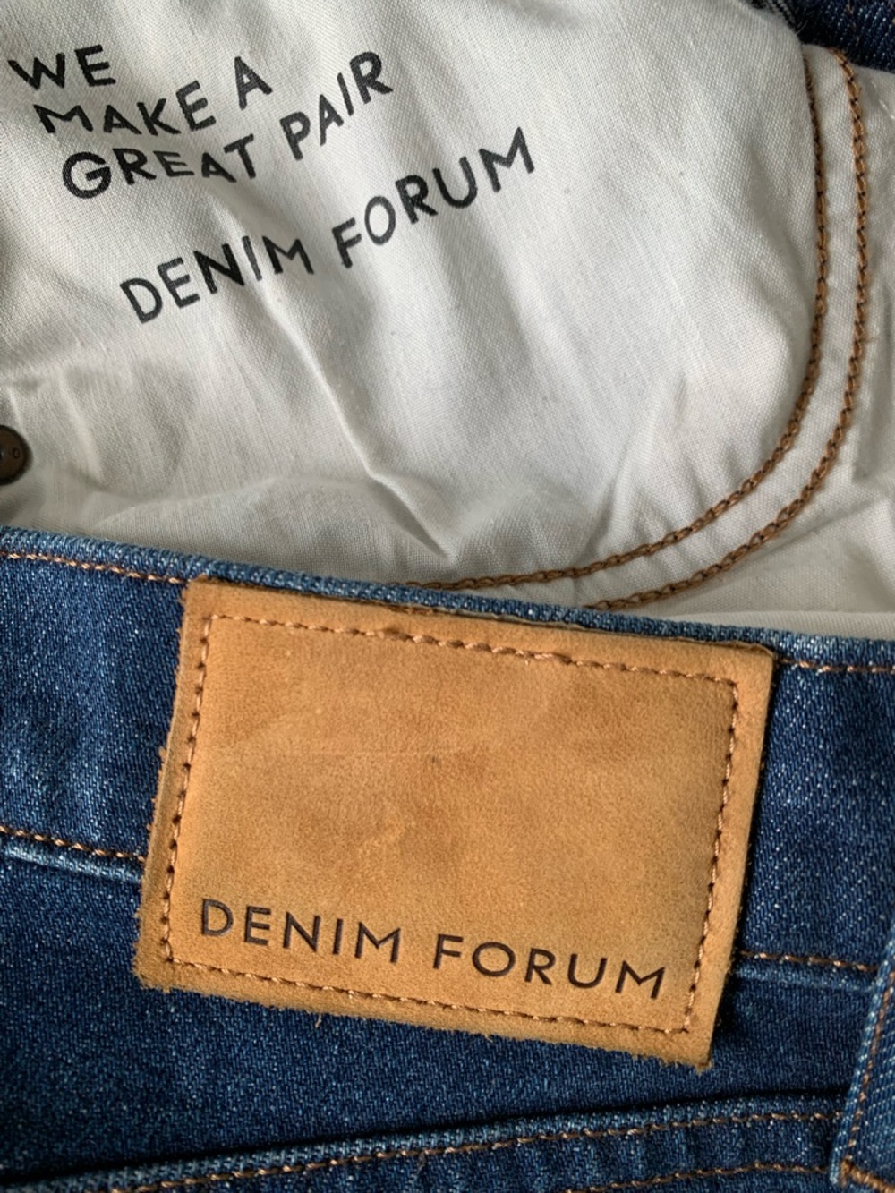 DENIM FORUM JEANS Women’s MARIANNE FLARE HIGH WAIST ITALIAN ORGANIC COTTON SZ 29 - Picture 7 of 12